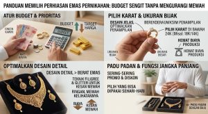 Tips Memilih Perhiasan Emas Pernikahan Sesuai Budget Tanpa Mengurangi Kesan Mewah