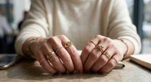 Gaya Stacked Ring Lagi Hits! Ini Cara Padu Padan Cincin Emas Agar Makin Modis